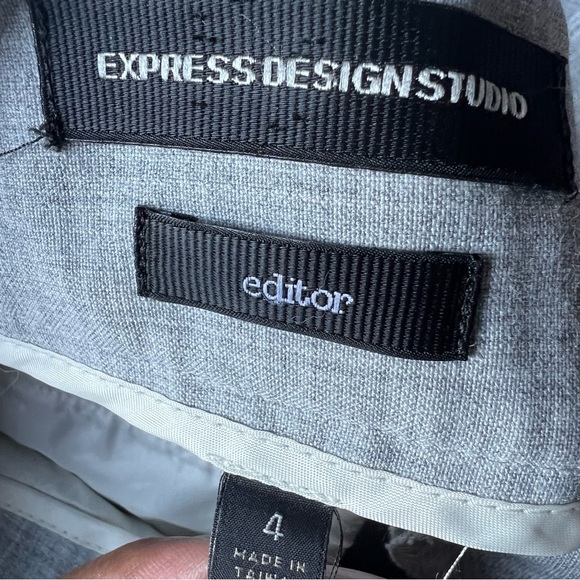 Express Designstudio Editor Capri Wide Leg pants size 4 - Picture 9 of 11